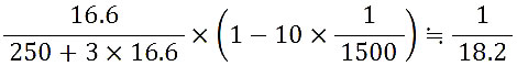 回転率の公式の計算例